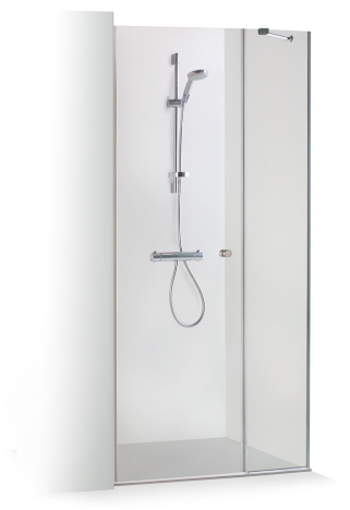 Shower door with wall panel RITA